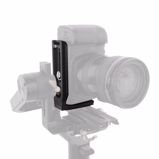 Mount 100mm Long Base Bracket with 1/4 Inch Screw Quick Release Plate for DSLR Camera Tripod Ball Head