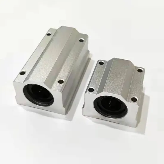 China Large Factory Shac High Precison Linear Motion Guideway Rail Pillow Bearing Carriage Pricealuminum Sliding Unit for CNC Machine Sc20luu Sc25luu Sc30luu
